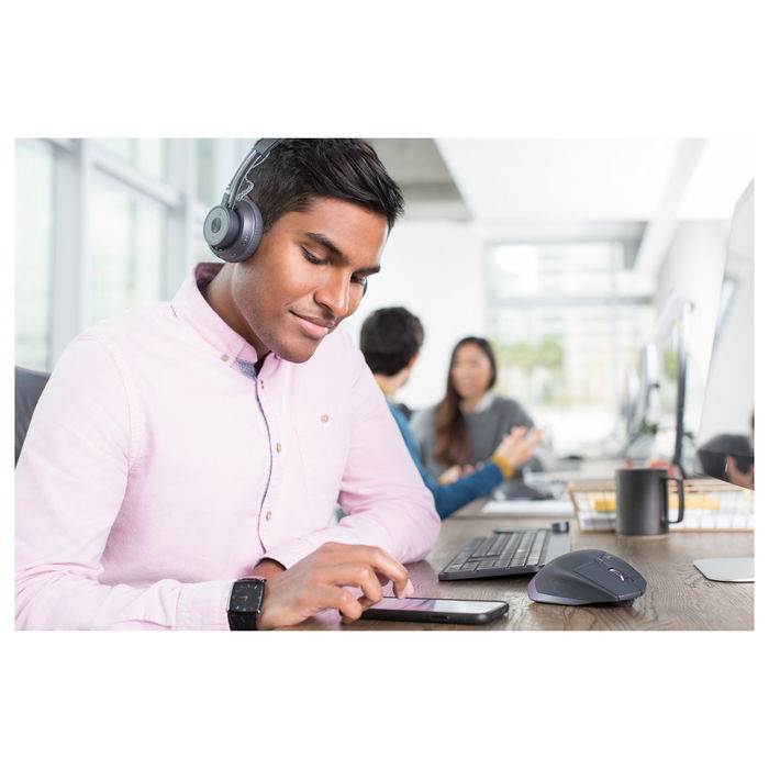 Logitech Zone Wireless UC Auriculares Inalámbricos para Oficina/Centro de Llamadas, On Ear, Grafito, Optimizados para Unified Communications (UC)