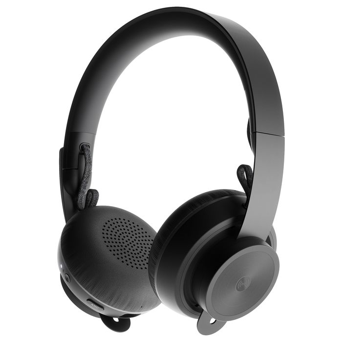 Logitech Zone Wireless UC Auriculares Inalámbricos para Oficina/Centro de Llamadas, On Ear, Grafito, Optimizados para Unified Communications (UC)
