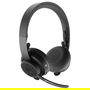 Logitech Zone Wireless UC Auriculares Inalámbricos para Oficina/Centro de Llamadas, On Ear, Grafito, Optimizados para Unified Communications (UC)