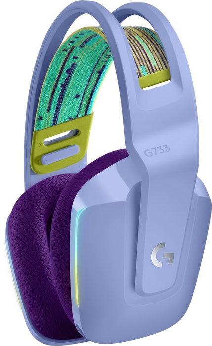 Logitech G733 Auriculares Gaming Inalámbricos LIGHTSPEED RGB - Lila Logitech G733 Auriculares Gaming Inalámbricos LIGHTSPEED RGB - Lila