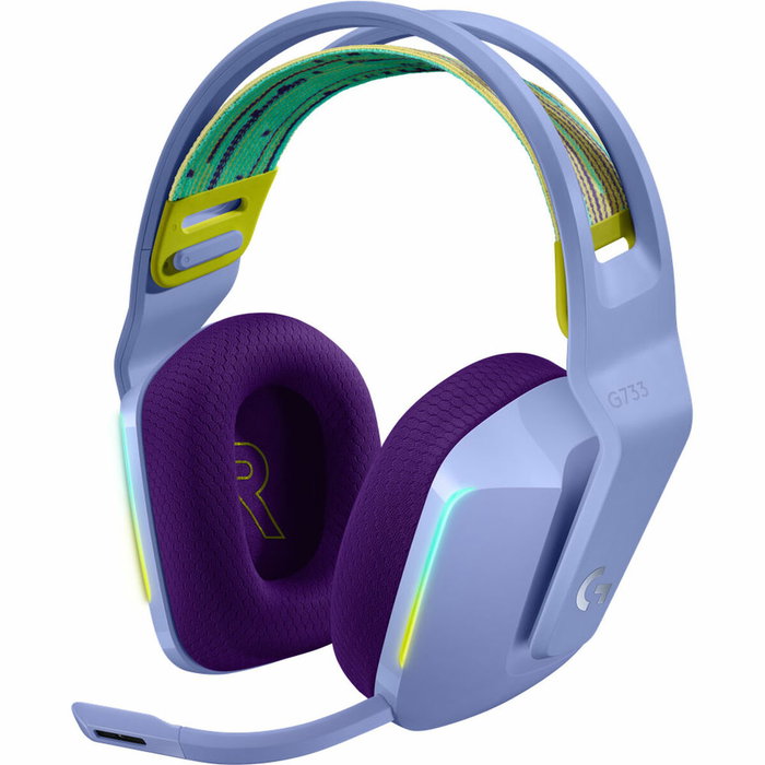 Logitech G733 Auriculares Gaming Inalámbricos LIGHTSPEED RGB - Lila Logitech G733 Auriculares Gaming Inalámbricos LIGHTSPEED RGB - Lila