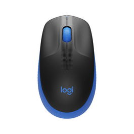 Logitech M190 Ratón Inalámbrico Negro/Azul, Ambidextro, 1000 DPI, 18 Meses Batería
