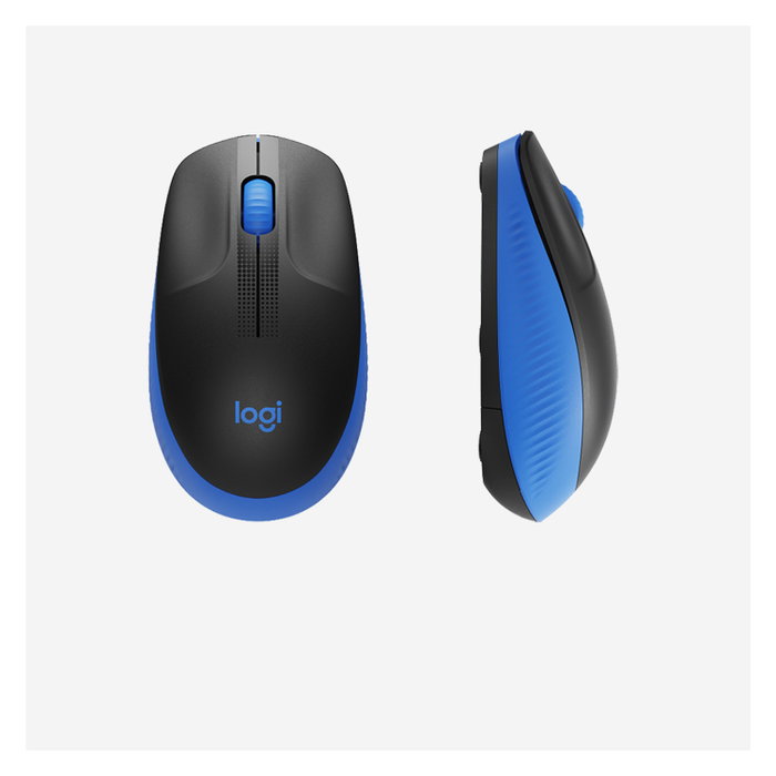 Logitech M190 Ratón Inalámbrico Full-size Azul