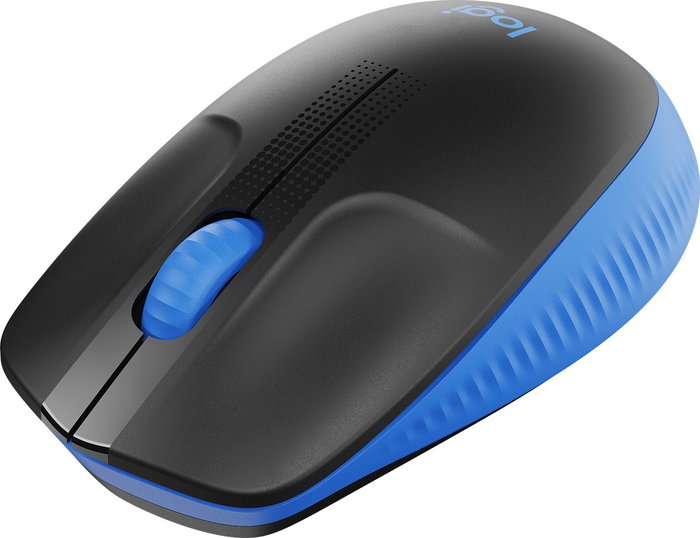 Logitech M190 Ratón Inalámbrico Full-size Azul