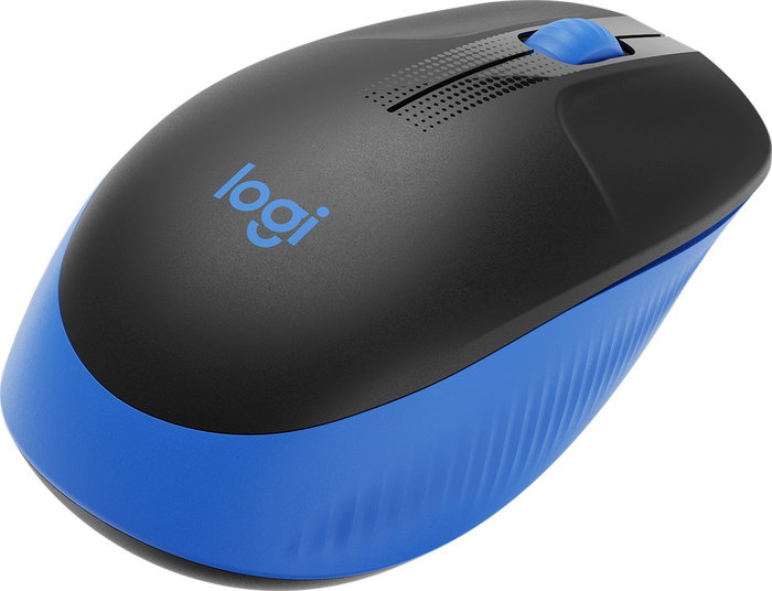 Logitech M190 Ratón Inalámbrico Full-size Azul