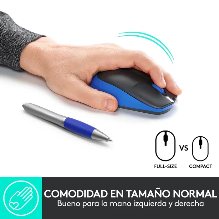 Logitech M190 Ratón Inalámbrico Azul Logitech M190 Ratón Inalámbrico Azul