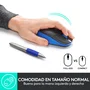 Logitech M190 Ratón Inalámbrico Azul