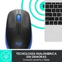 Logitech M190 Ratón Inalámbrico Azul