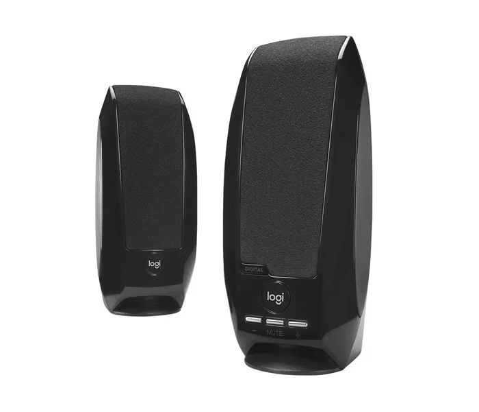 Logitech Altavoces S150 2.0 980-000029 - Alámbricos, 2.4W, Negro, Conexión USB para PC