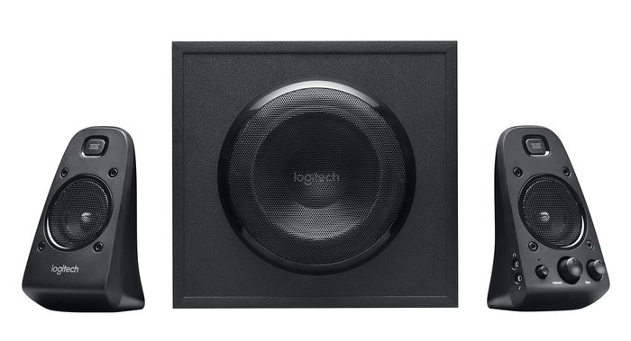 Logitech Z623 - Altavoces 2.1 canales con Subwoofer, 200 W RMS / 400 W PMPO, Certificación THX, Color Negro - Conjunto 980-000403