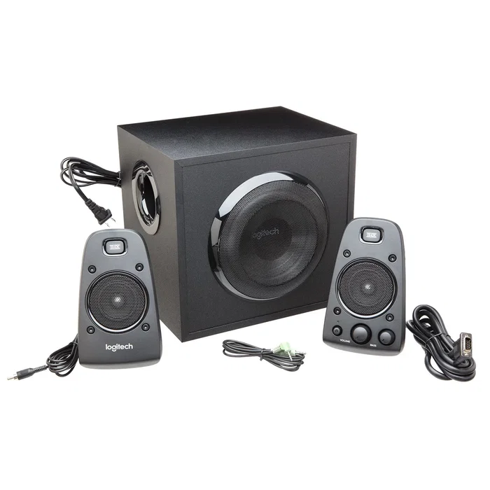Logitech Z623 - Altavoces 2.1 canales con Subwoofer, 200 W RMS / 400 W PMPO, Certificación THX, Color Negro - Conjunto 980-000403