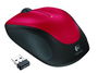 Logitech Ratón Inalámbrico M235, RF Wireless, Pila Alcalina, Color Rojo