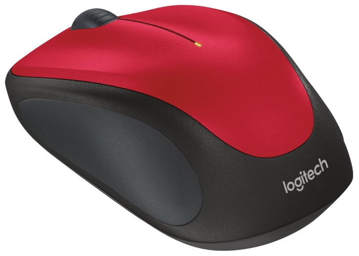 Logitech M235 Ratón Inalámbrico Rojo