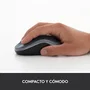 Logitech M185 Ratón Inalámbrico Gris