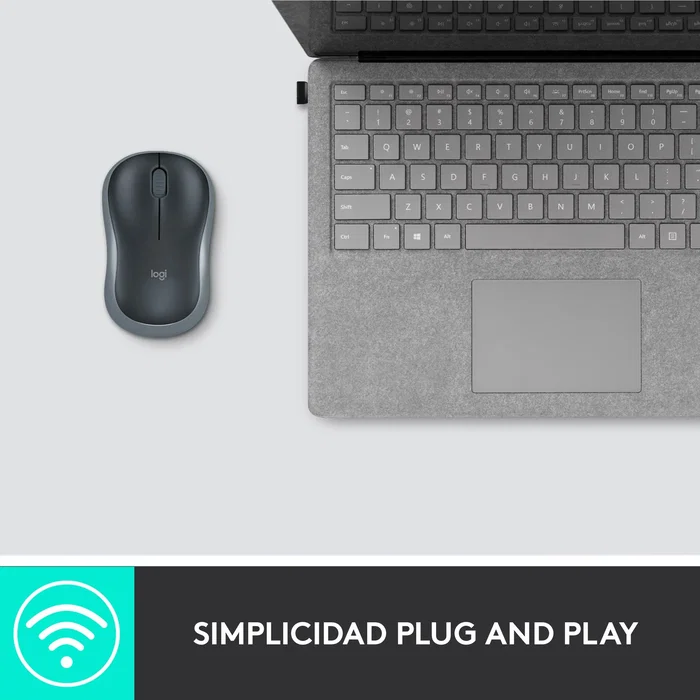 Logitech M185 Ratón Inalámbrico Gris Logitech M185 Ratón Inalámbrico Gris