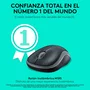 Logitech M185 Ratón Inalámbrico Gris