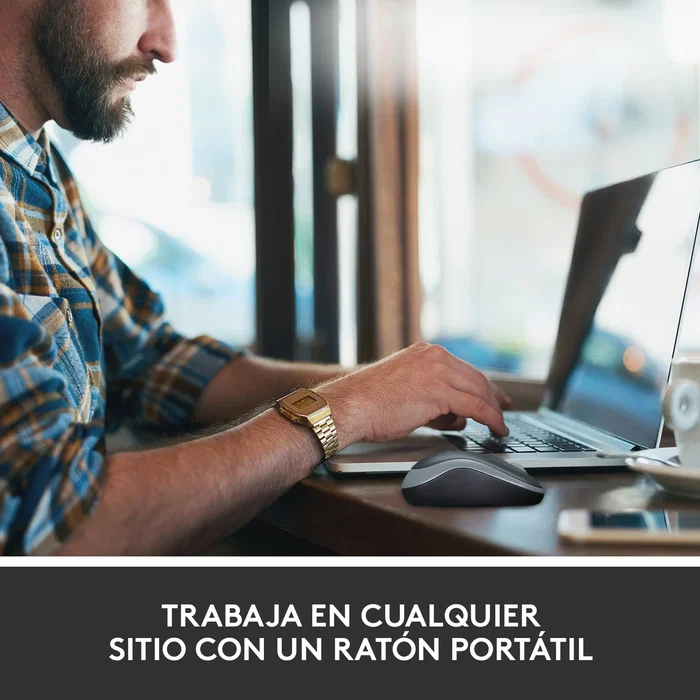 Logitech M185 Ratón Inalámbrico Gris Logitech M185 Ratón Inalámbrico Gris