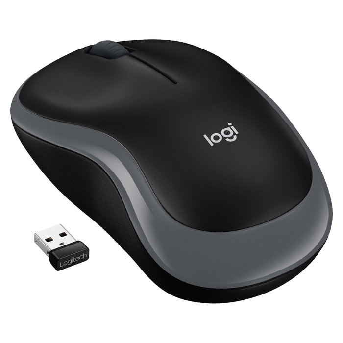 Logitech M185 Ratón Inalámbrico Gris
