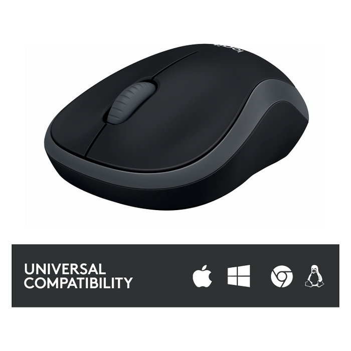 Logitech M185 Ratón Inalámbrico Gris