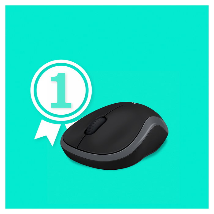 Logitech M185 Ratón Inalámbrico Gris