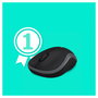 Logitech M185 Ratón Inalámbrico Gris
