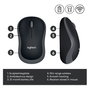 Logitech M185 Ratón Inalámbrico Gris