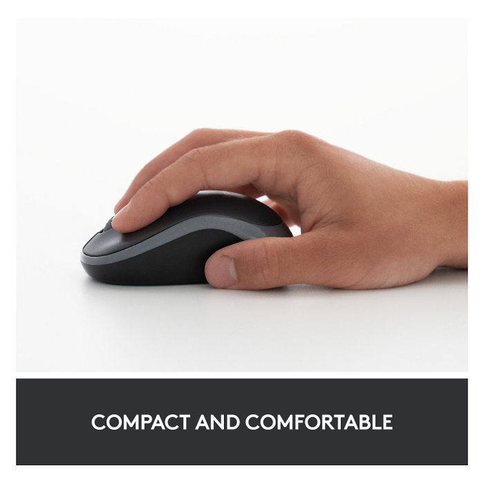 Logitech M185 Ratón Inalámbrico Gris