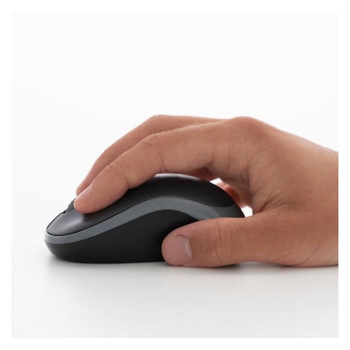 Logitech M185 Ratón Inalámbrico Gris
