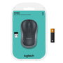 Logitech Ratón Inalámbrico M185, RF Wireless, Pilas Alcalinas, Gris