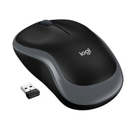 Logitech Ratón Inalámbrico M185, RF Wireless, Pilas Alcalinas, Gris