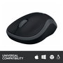 Logitech Ratón Inalámbrico M185, RF Wireless, Pilas Alcalinas, Gris