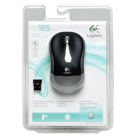 Logitech M185 Ratón Inalámbrico Gris
