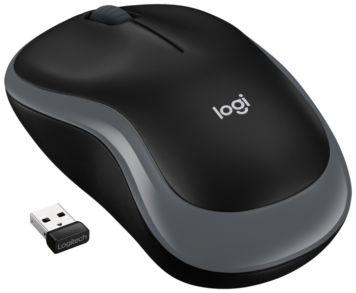 Logitech M185 Ratón Inalámbrico Gris