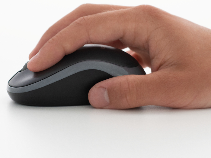 Logitech M185 Ratón Inalámbrico Gris