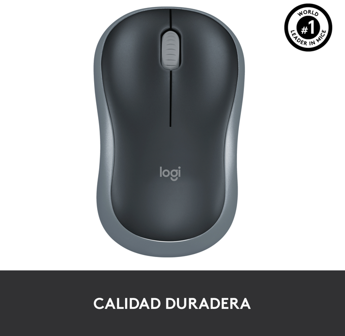 Logitech M185 Ratón Inalámbrico Gris
