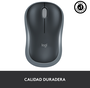 Logitech M185 Ratón Inalámbrico Gris
