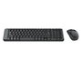 Logitech MK220 Combo Inalámbrico de Teclado y Ratón, Distribución US, Negro