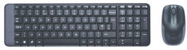 Logitech MK220 Combo Teclado y Ratón Inalámbrico Compacto para Windows, Conexión Inalámbrica 2.4 GHz con Receptor USB Unifying, Batería Duradera, PC/Laptop