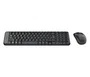 Logitech MK220 Combo de Teclado y Ratón Inalámbrico Negro, Distribución US