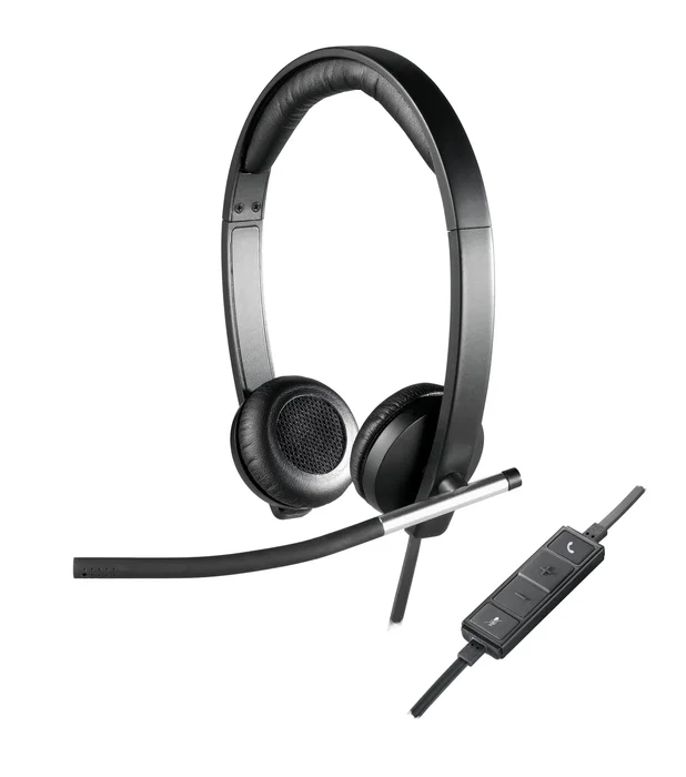Logitech H650e Auriculares Estéreo USB Negro/Plata