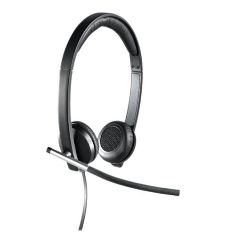Logitech H650e Auriculares Estéreo USB Negro/Plata