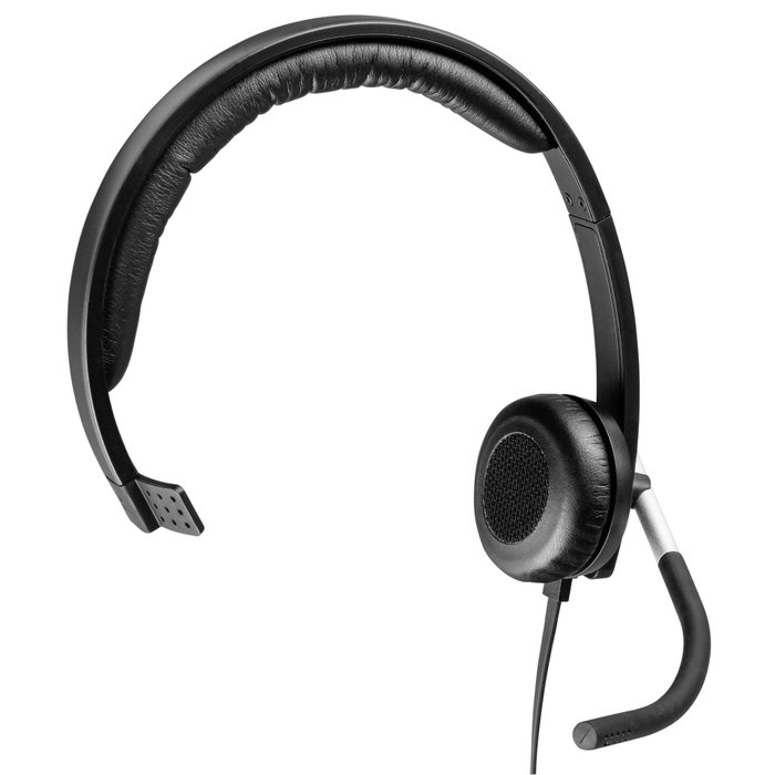 Logitech H650e Auriculares Estéreo USB Negro/Plata