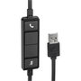 Logitech H650e Auriculares Estéreo USB Negro/Plata