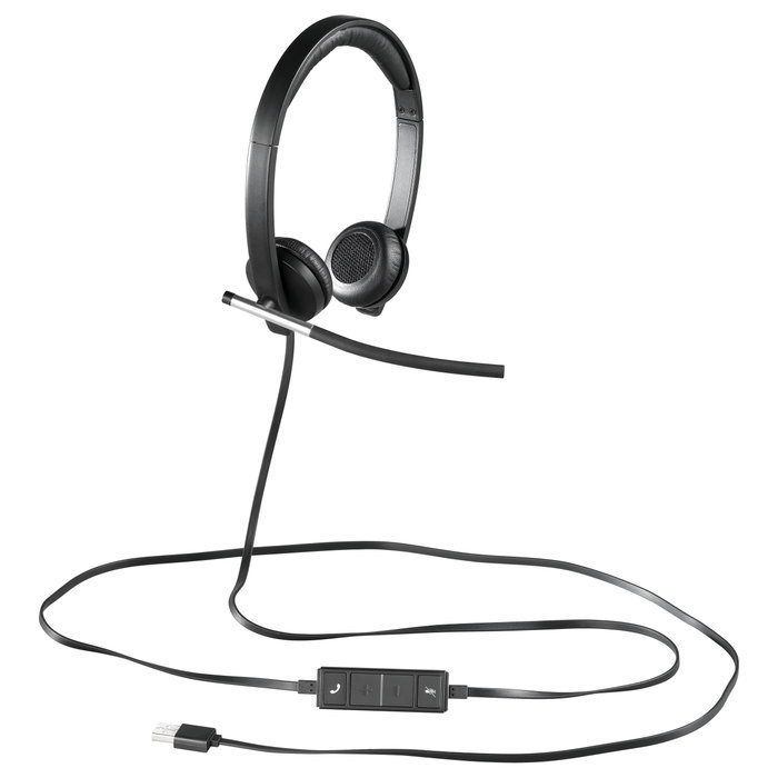 Logitech Auriculares H650e con Micrófono USB, Circumaurales Logitech Auriculares H650e con Micrófono USB, Circumaurales