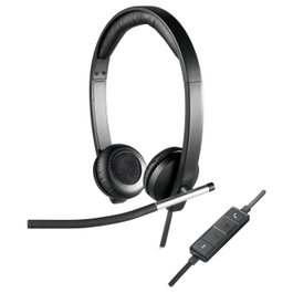 Logitech Auriculares H650e con Micrófono USB, Circumaurales