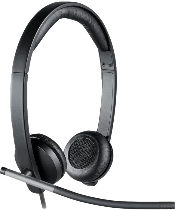 Logitech H650e Auriculares Profesionales USB Estéreo Negro y Plata