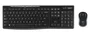 Logitech MK270 Wireless Combo Teclado y Ratón, Distribución Italiana, Negro
