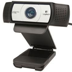 Logitech C930e Cámara Web USB Full HD 1080p con Micrófonos Estereofónicos, Obturador de Privacidad y RightLight 2 para Videollamadas