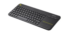 Logitech K400 Plus Teclado inalámbrico Mini QWERTY Negro