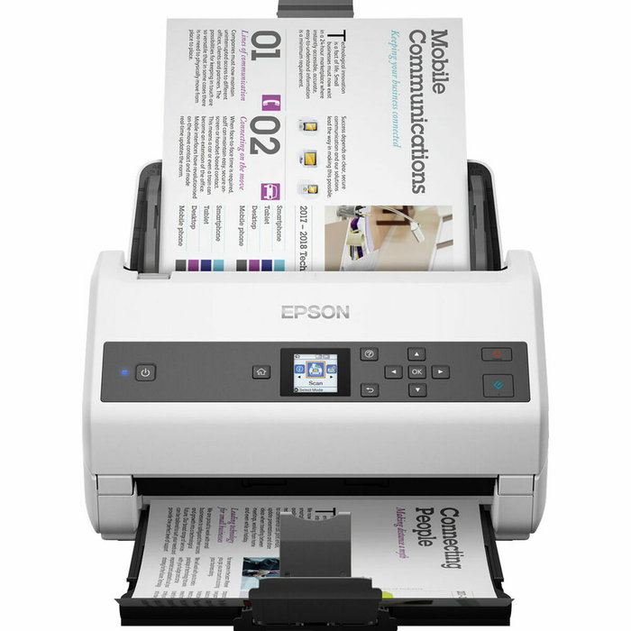 Epson WorkForce DS-870 Escáner de documentos Gris, Blanco